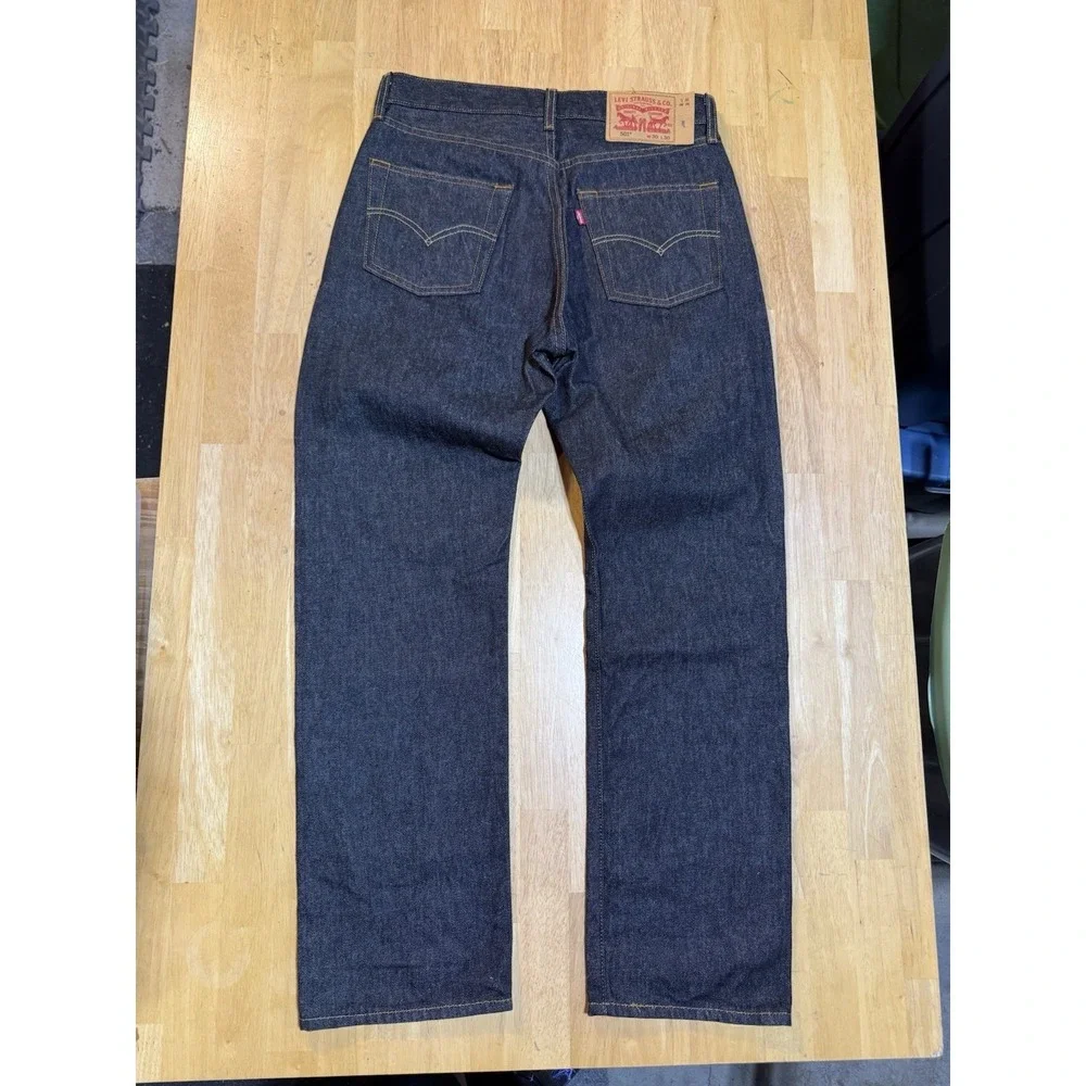 Levi's 501 Original Fit Jeans Mens W30 L30 Dark Wash Button Fly 100% Cotton NWOT